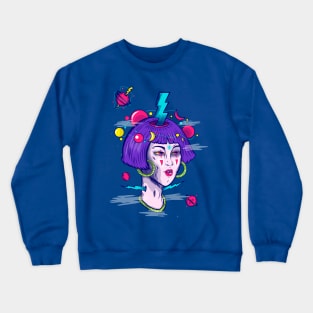 Space Girl Crewneck Sweatshirt